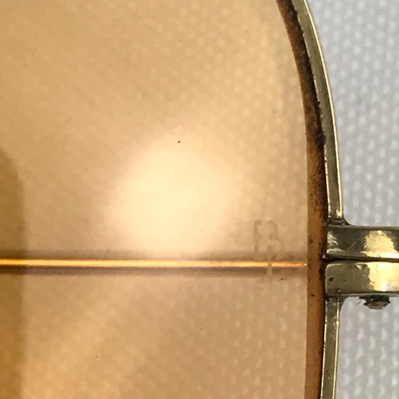 VTG Ray Ban Aviator Sunglasses Gold Retro Oversize - Picture 7 of 8